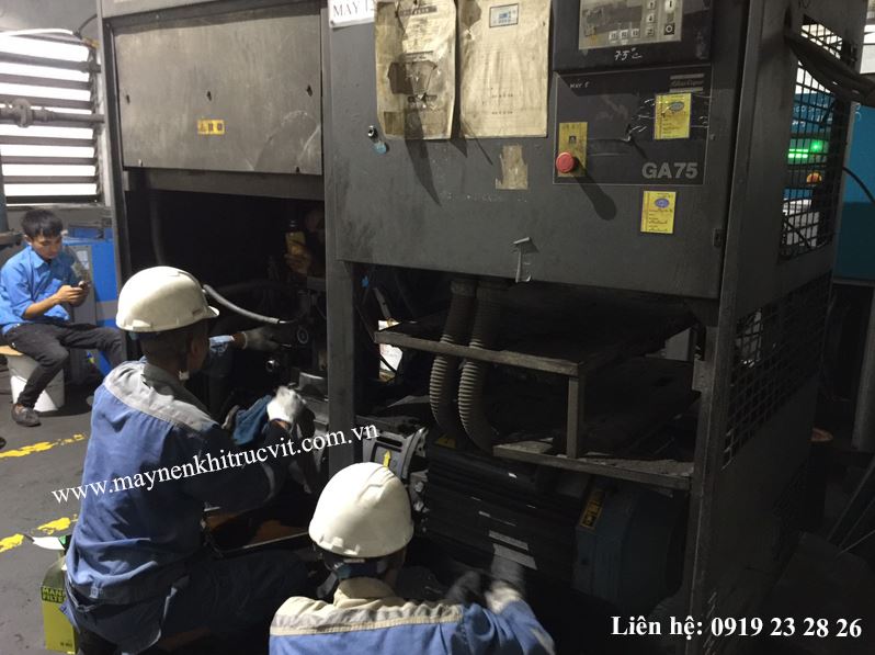 Đội ngũ nhân viên kĩ thuật tại Minh Phú, Dịch vụ bảo dưỡng-sửa chữa máy nén khí Atlas Copco tại Minh Phú