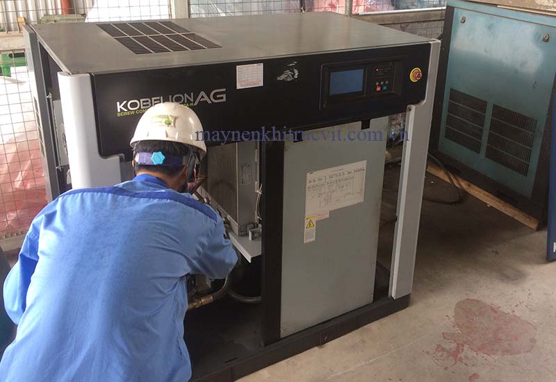 Phát hiện lỗi và sửa chữa máy nén khí Kobelco dòng AG và SG