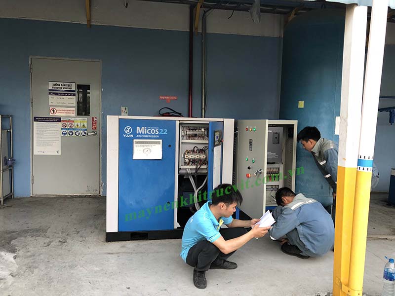 Sửa chữa mạch điện máy nén khí công nghiệp
