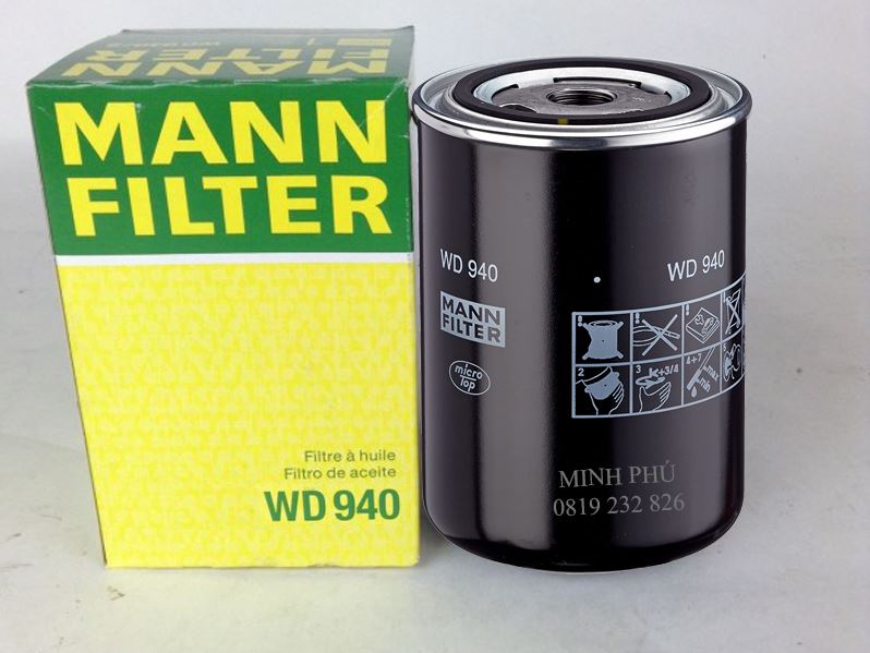 Lọc dầu Mann Filter WD940