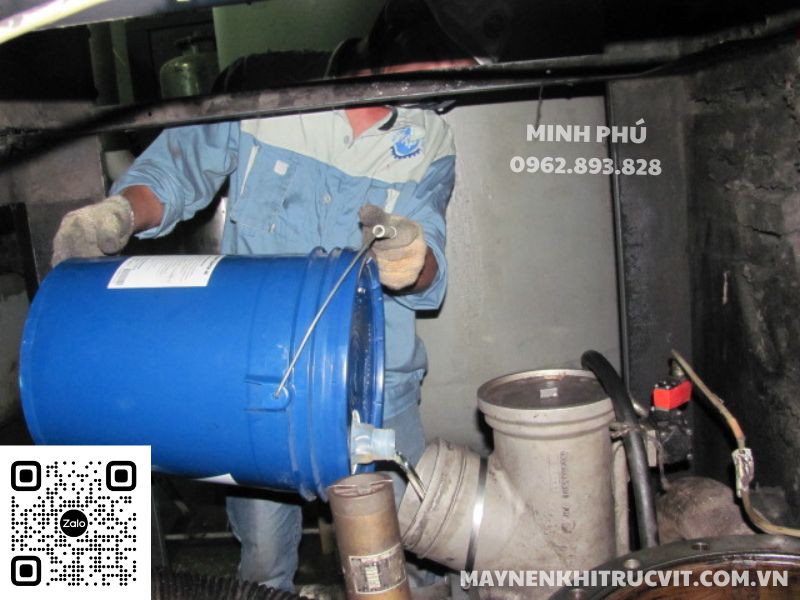 Máy nén khí Atlas Copco hao dầu Máy nén khí Atlas Copco hao dầu