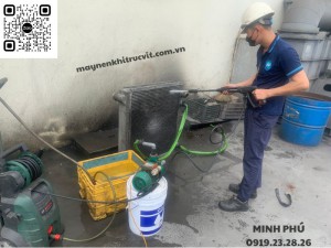 Vệ Sinh Dàn Giải Nhiệt Máy Nén Khí Hitachi Vệ Sinh Dàn Giải Nhiệt Máy Nén Khí Hitachi