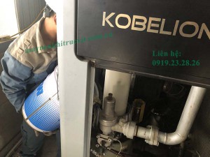 Hướng dẫn thay dầu máy nén khí Kobelco Hướng dẫn thay dầu máy nén khí Kobelco