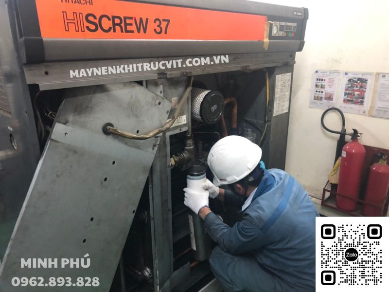 Chức năng máy nén khí Hitachi, bảo dưỡng máy nén khí Hitachi, sửa chữa máy nén khí Hitachi, Hitachi air compressor repair service, bao duong may nen khi Hitachi, Hitachi, may nen khi,