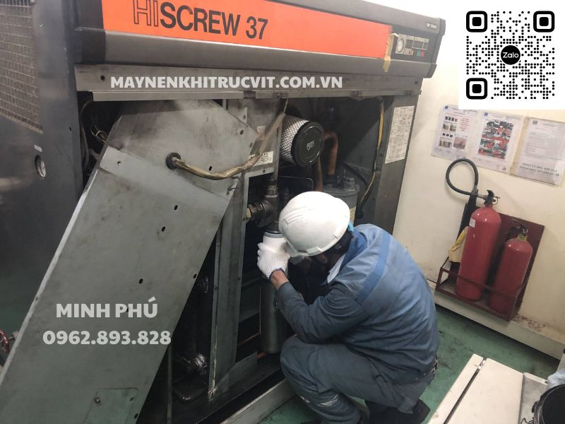 Tại sao cần phải bảo dưỡng máy nén khí Hitachi định kỳ, Sữa chữa máy nén khí Hitachi, Hitachi air compressor repair service, Máy nén khí Hitachi, Bao duong may nen khi Hitachi, Sua chua may nen khi Hitachi, Bảo dưỡng máy nén khí Hitachi, 