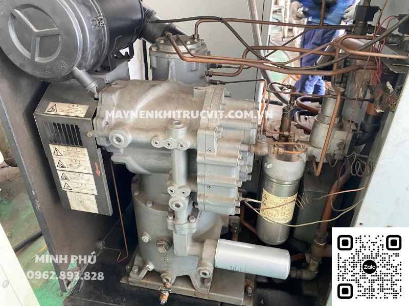 Thay lọc tách dầu máy nén khí Hitachi, Bảo dưỡng máy nén khí Hitachi, Sửa chữa máy nén khí Hitachi, Hitachi air compressor repair service, Bao duong may nen khi Hitachi, Sua chua may nen khi Hitachi